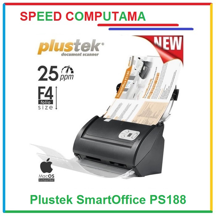 Jual Plustek Smartoffice Ps Plus Scanner Adf Komputer Dokumen Folio