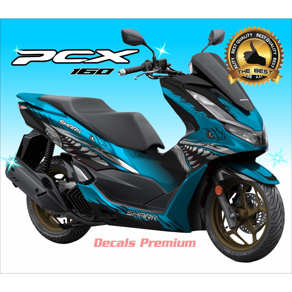 Jual Decal Pcx Shark Decal Pcx Full Body Honda Pcx Indonesia