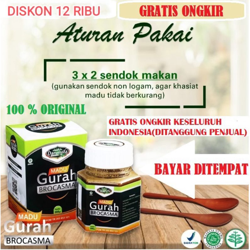 Jual MADU GURAH BROCASMA ORIGINAL 200 ML Indonesia Shopee Indonesia