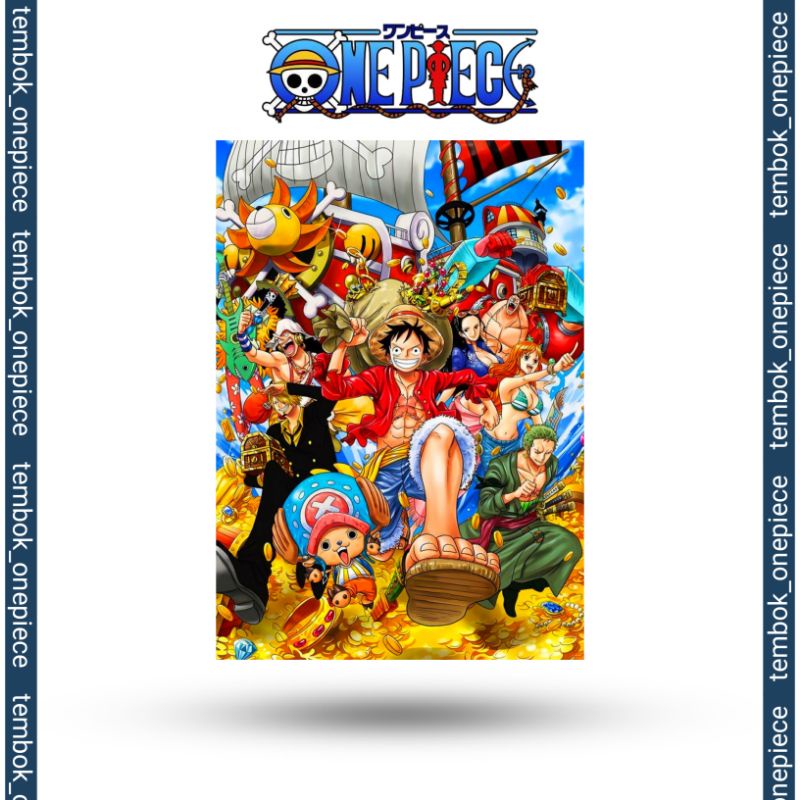 Jual Poster Anime One Piece Mugiwara Pirates Shopee Indonesia