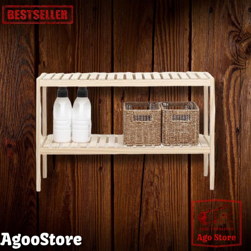 Jual Otto Wooden Shelf Rak Susun Rak Bunga Rak Buku Rak Kayu