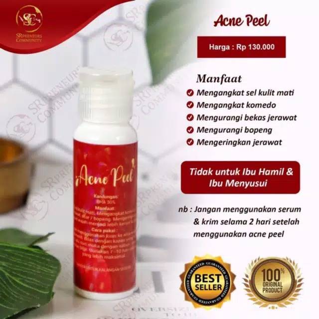 Jual Sr Acne Peel Bha Peeling Jerawat Bopeng Ml Shopee