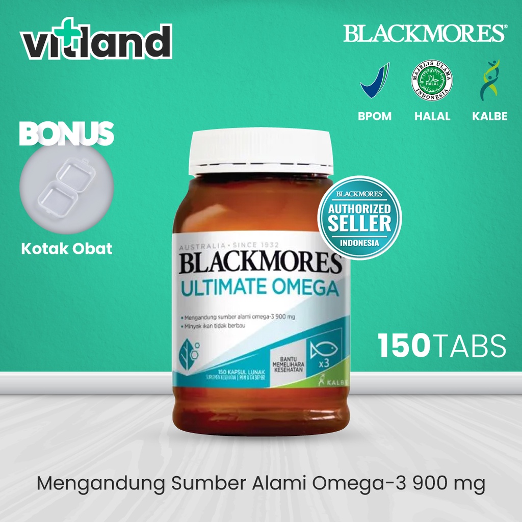 Jual Blackmores Ultimate Omega 150 Kapsul BPOM Kalbe Indonesia Shopee