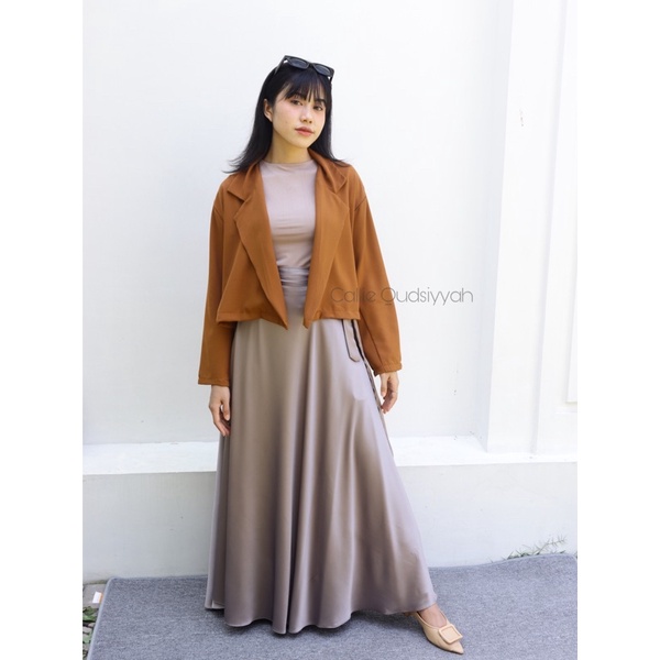 Jual Callie Qudsiyyah Skirt Long Silk Rok Panjang Silk Shopee