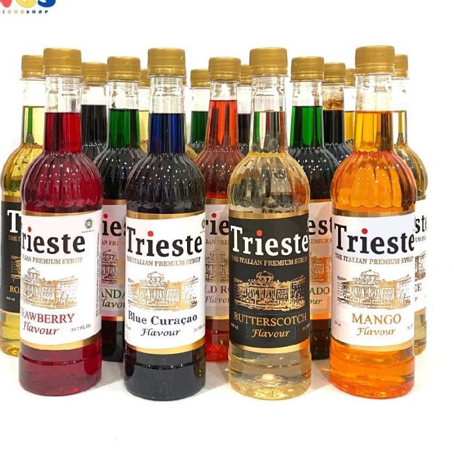 Jual Grosir Jakarta Trieste Syrup Premium Varian Fruit Flavour Ml