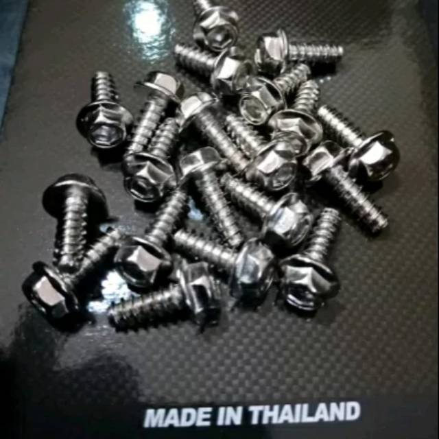 Jual Baut Baud Yamaha Honda PROBOLT Chrome Crome Thailand Perpack