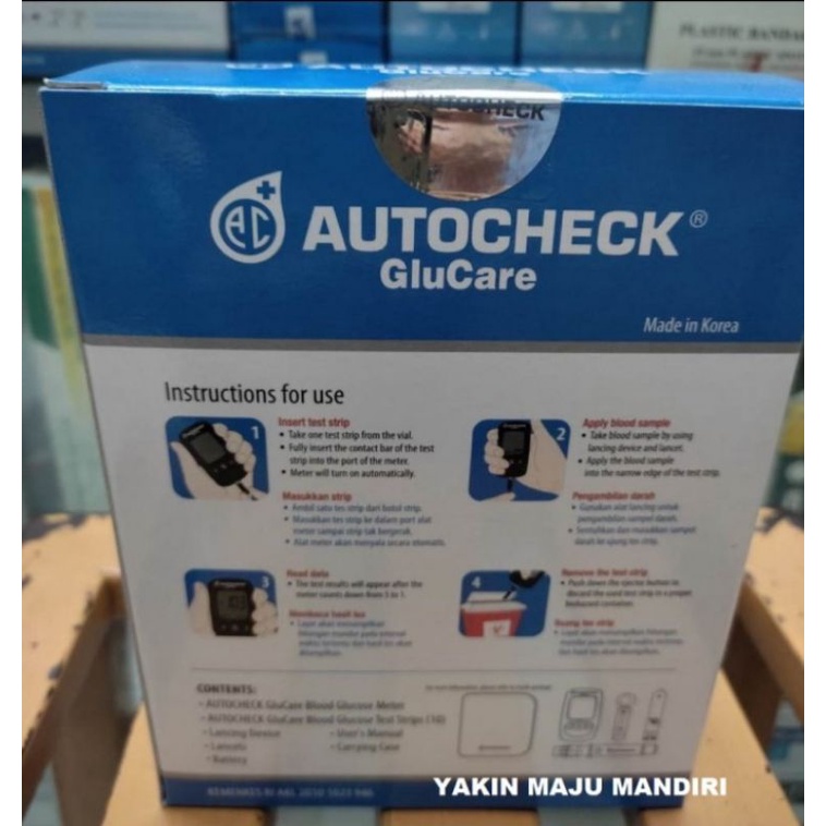 Jual Alat Cek Gula Darah Autocheck Glucare Shopee Indonesia