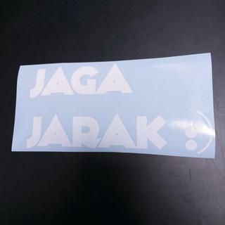 Jual Cutting Sticker Jaga Jarak Emoticon Senyum Mobil Stiker Variasi