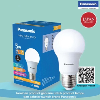 Jual Lampu Bohlam LED Rumah Panasonic 5 Watt Murah Super Terang Warna