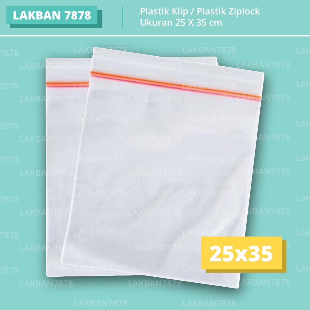 Jual KLIP PLASTIK ZIP LOCK 25 X 35 PLASTIK KLIP ZIPLOCK CLIP 25X35 100