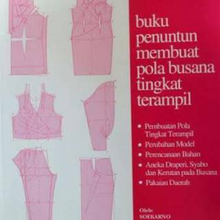 Buku Belajar Menjahit Paket Buku Membuat Pola Busana Tingkat Dasar