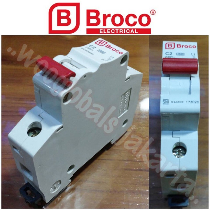 Jual Mcb Electric A Phase Ampere V Listrik Broco Ori Sni