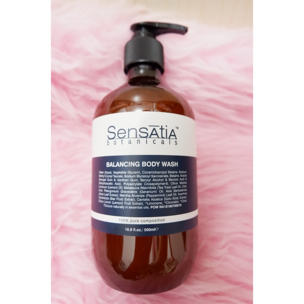 Jual Sensatia Botanicals Balancing Body Wash 500ml Shopee Indonesia