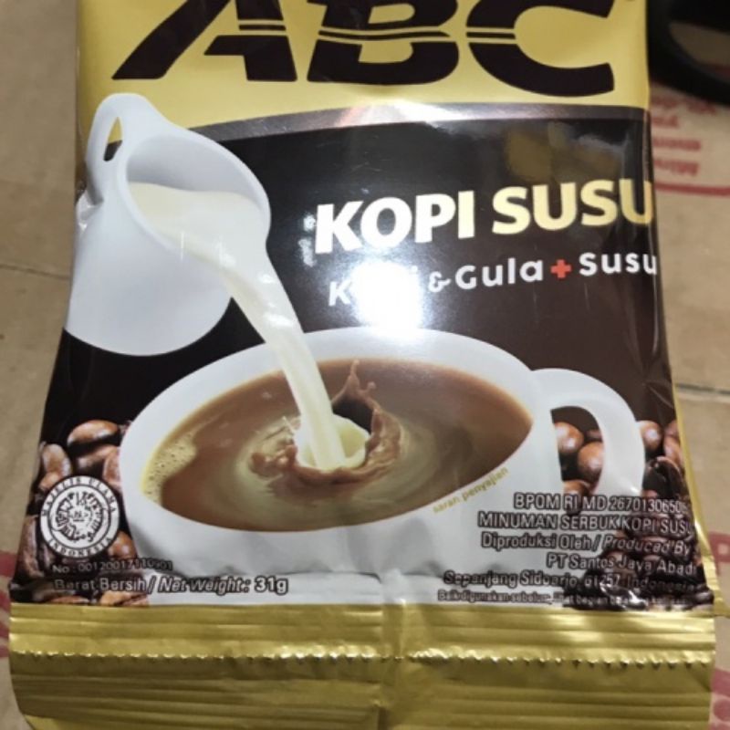 Jual Kopi Abc Susu Sachet Shopee Indonesia