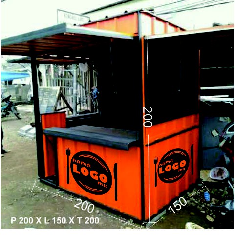 Jual Booth Semi Kontainer Ukuran X X Indonesia Shopee Indonesia