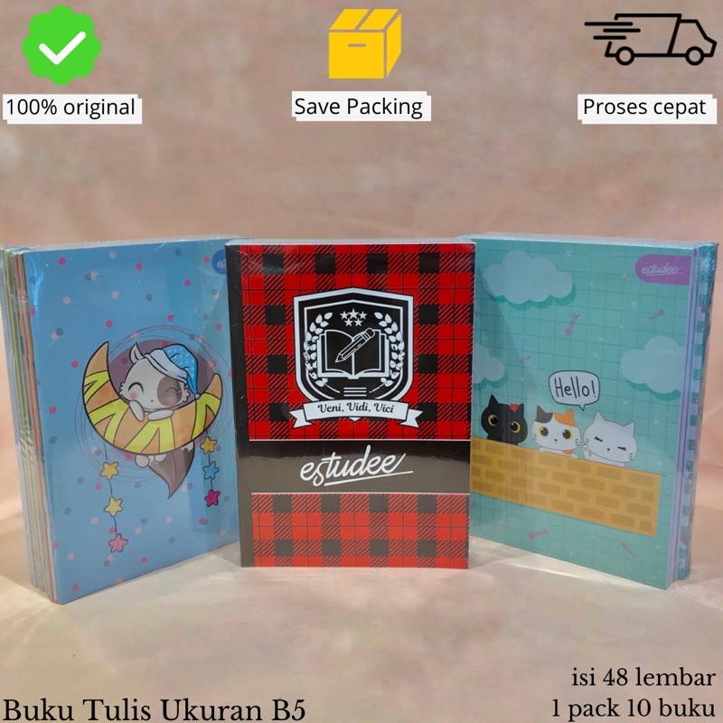 Jual Buku Tulis Estudee Vos Ukuran B Shopee Indonesia