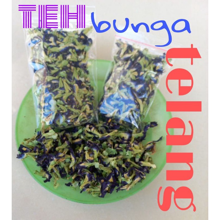 Jual Teh Bunga Telang Kering Gr Gr Shopee Indonesia