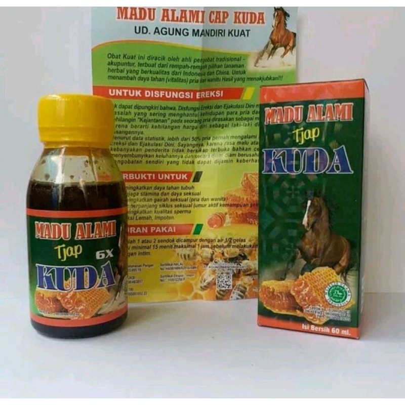 Jual Madu Alami Tjap Kuda Super Tonik 6x Shopee Indonesia