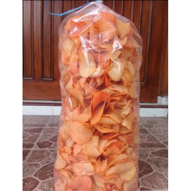 Jual Kripik Singkong Balado Utuh 1 Kg Free Buble Wrap Shopee Indonesia