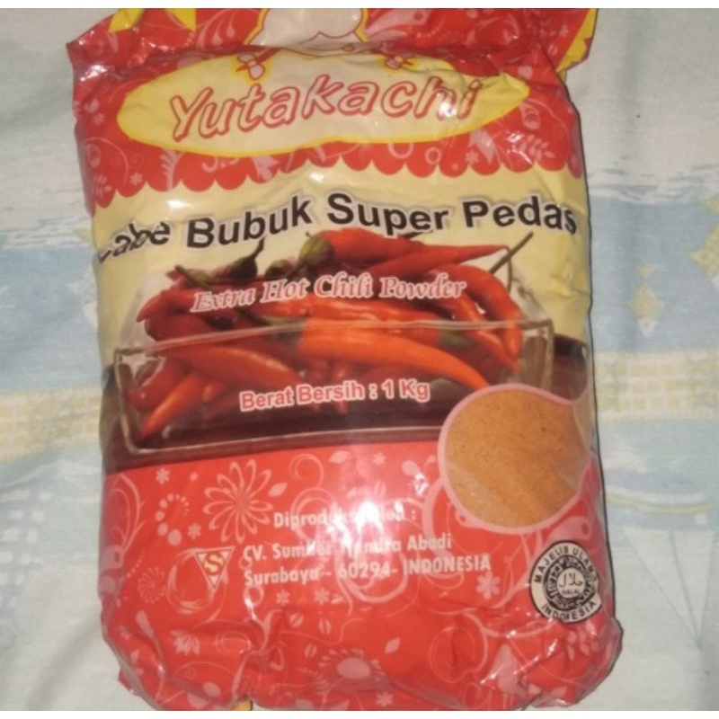 Jual Cabe Bubuk Super Pedas Kg Yutakachi Shopee Indonesia