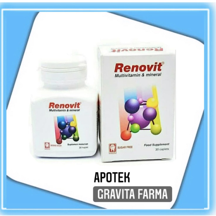 Jual Renovit Multivitamin Dan Mineral Shopee Indonesia