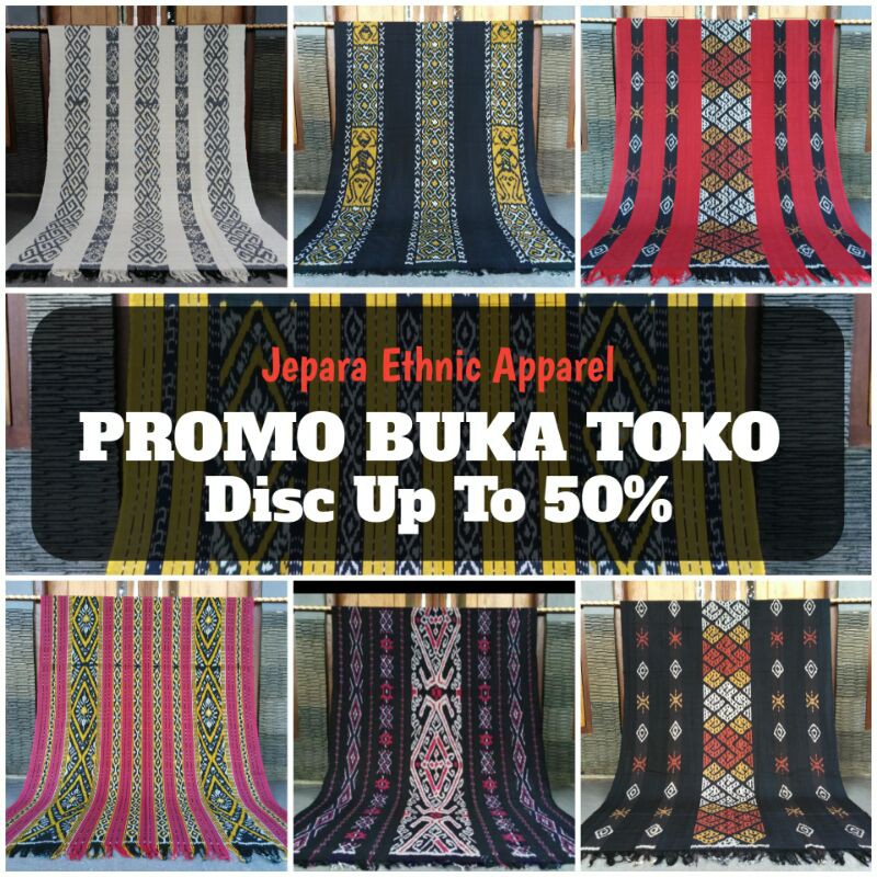 Jual Kain Tenun Etnik Jepara Motif Toraja Kalimantam Ntt Kain Tenun