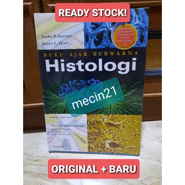 Jual Buku Ajar Berwarna Histologi Edisi Leslie P Gartner James L