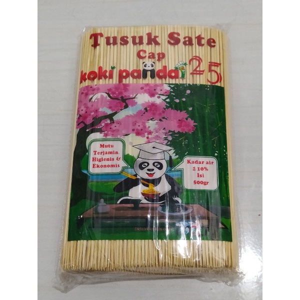 Jual Tusuk Sate Bambu Cap Koki Panda Gr Shopee Indonesia