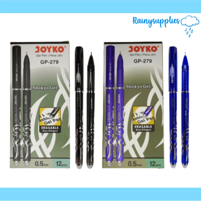 Jual PULPEN BISA DIHAPUS Erasable Gel Pen Joyko GP 279 GP 322 GP 294