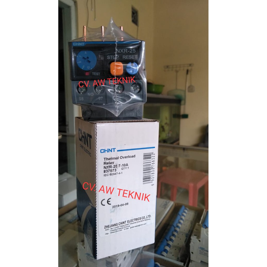 Jual Thermal Overload Relay NXR 25 7 10A CHINT Shopee Indonesia