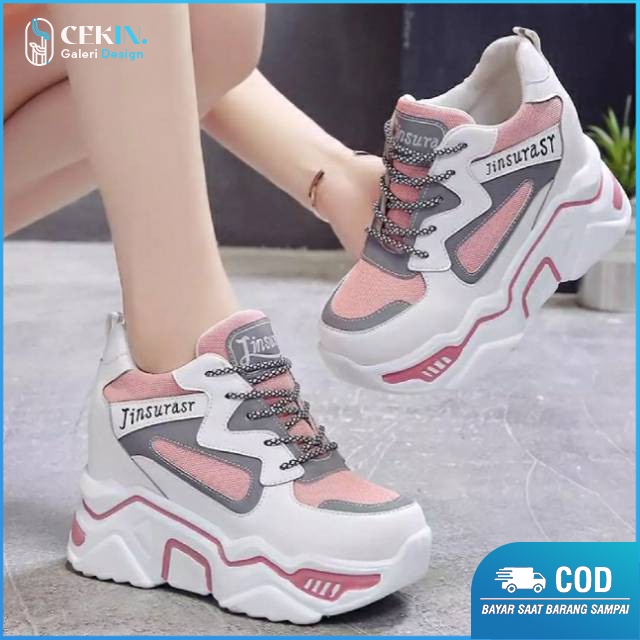 Jual Sepatu Sneakers Wanita Korea Jinsurast Sepatu Wanita Fashion