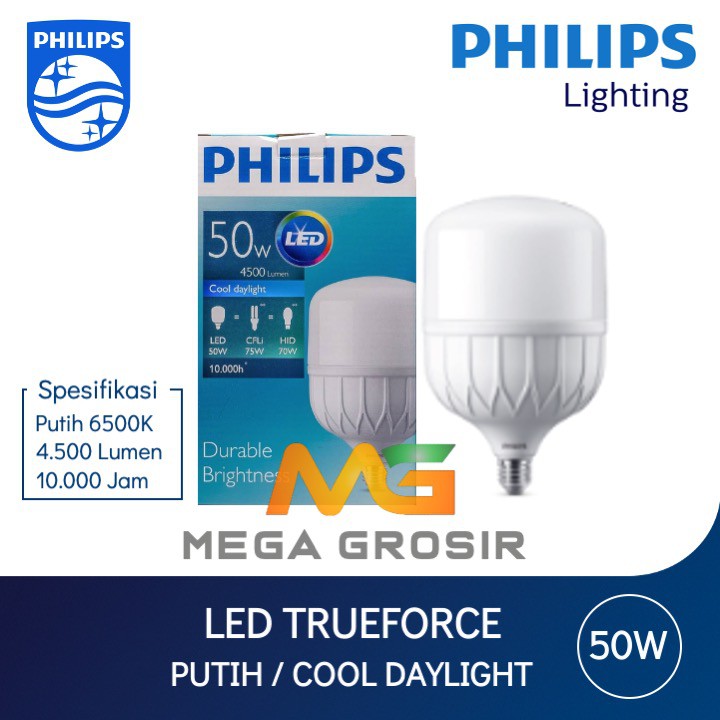 Jual Lampu Philips Led Watt E Putih K Tforce Watt