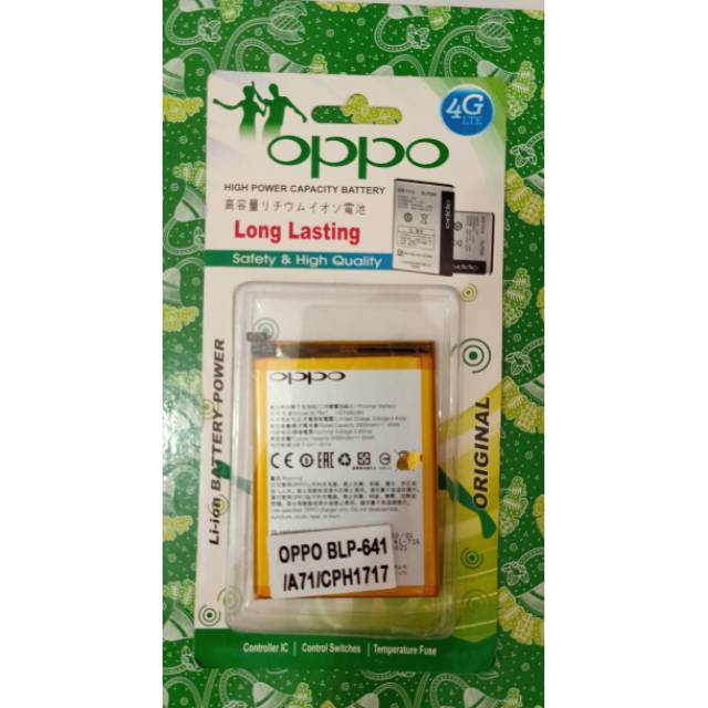 Jual Baterai Oppo BLP641 A71 CPH 1717 Original OC Shopee Indonesia