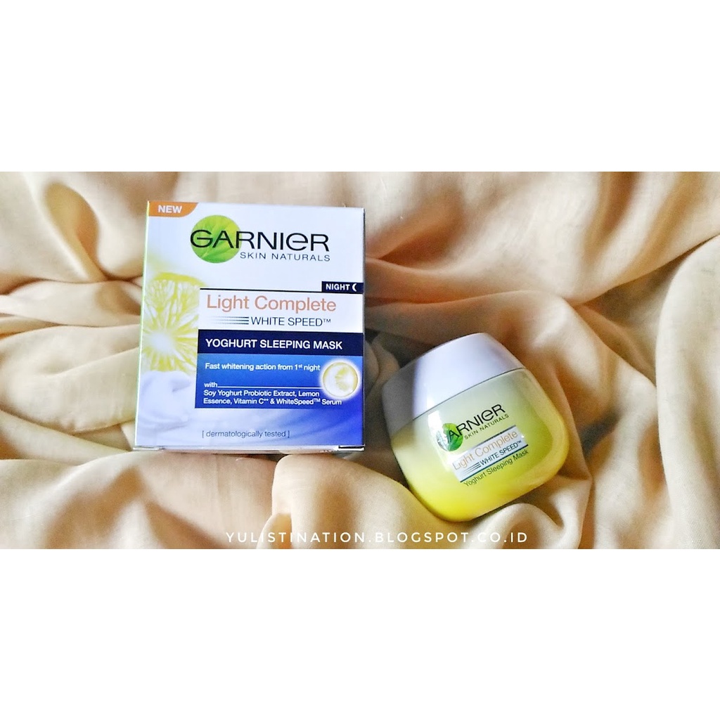 Jual Garnier Light Complete Yoghurt Sleeping Mask Night Cream Skin