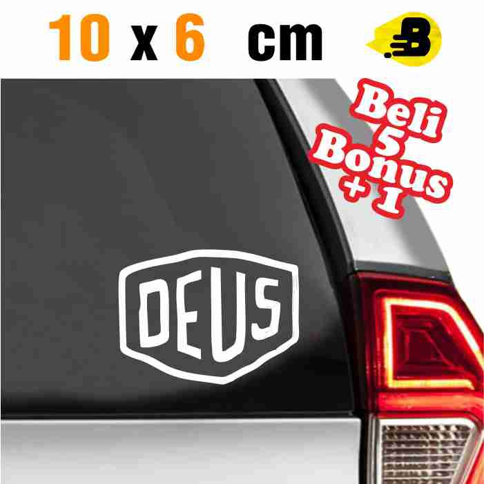 Jual Stiker Logo Deus Ex Machina Cutting Sticker Mobil Motor Shopee