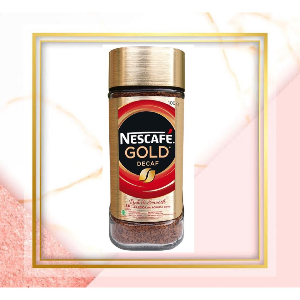 Jual Nescafe Gold Blend Decaf 100 Gram Shopee Indonesia