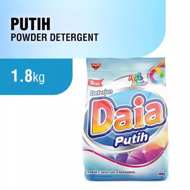 Jual Daia Detergent Bubuk 1 8 Kg Shopee Indonesia