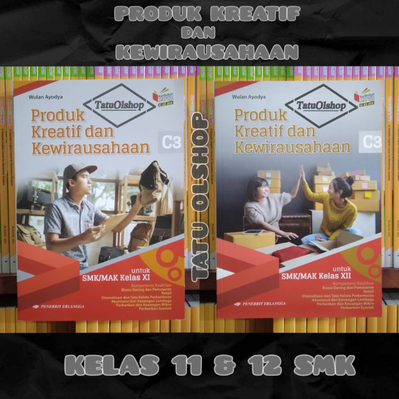 Jual Buku Produk Kreatif Dan Kewirausahaan SMK Kelas 11 12 XI XII 2 3