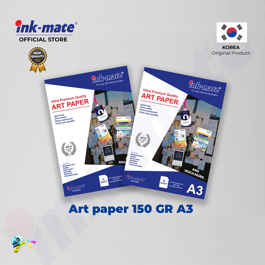 Jual Kertas Art Paper Inkmate 150gr A3 Shopee Indonesia