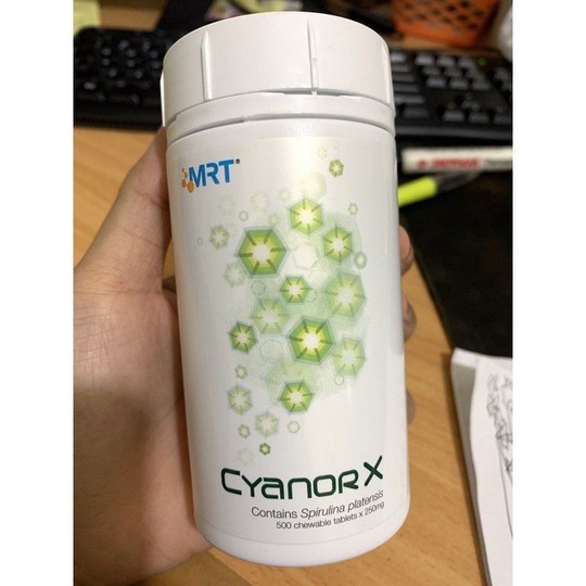 Jual Spirulina Cyanor X Isi Tablet Mrt Elken Shopee Indonesia