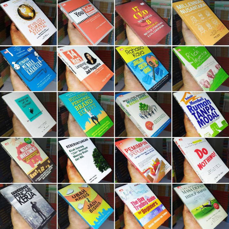 Jual Obral Buku Bacaan Motivasi Pengembangan Diri Kesuksesan Self