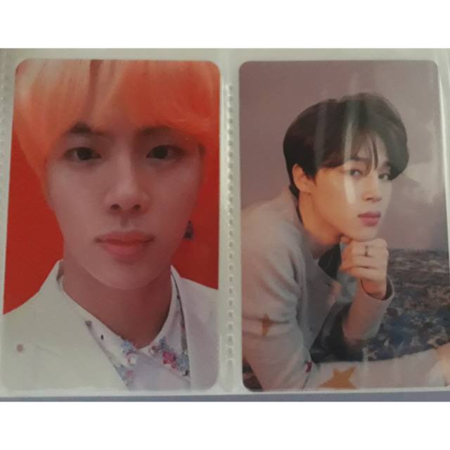 Jual Photocard BTS Jin Jimin Love Yourself Tear Answer Shopee Indonesia