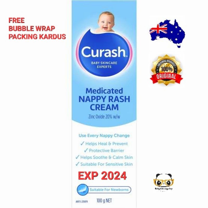 Jual Curash Medicated Nappy Cream Rash Cream Krim Ruam Popok Bayi