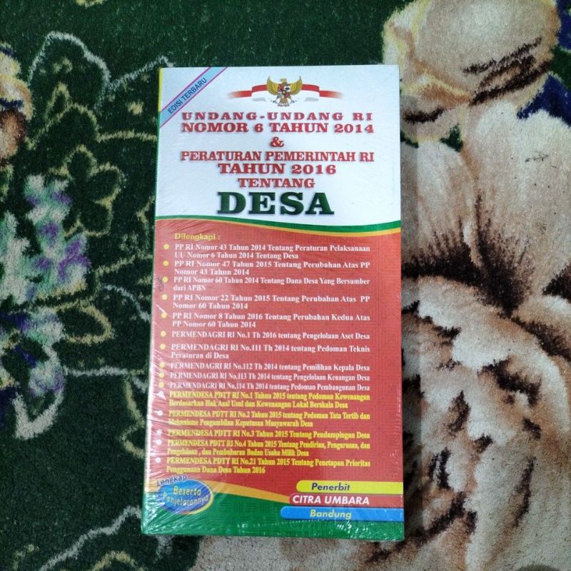 Jual Buku Undang Undang Desa Shopee Indonesia