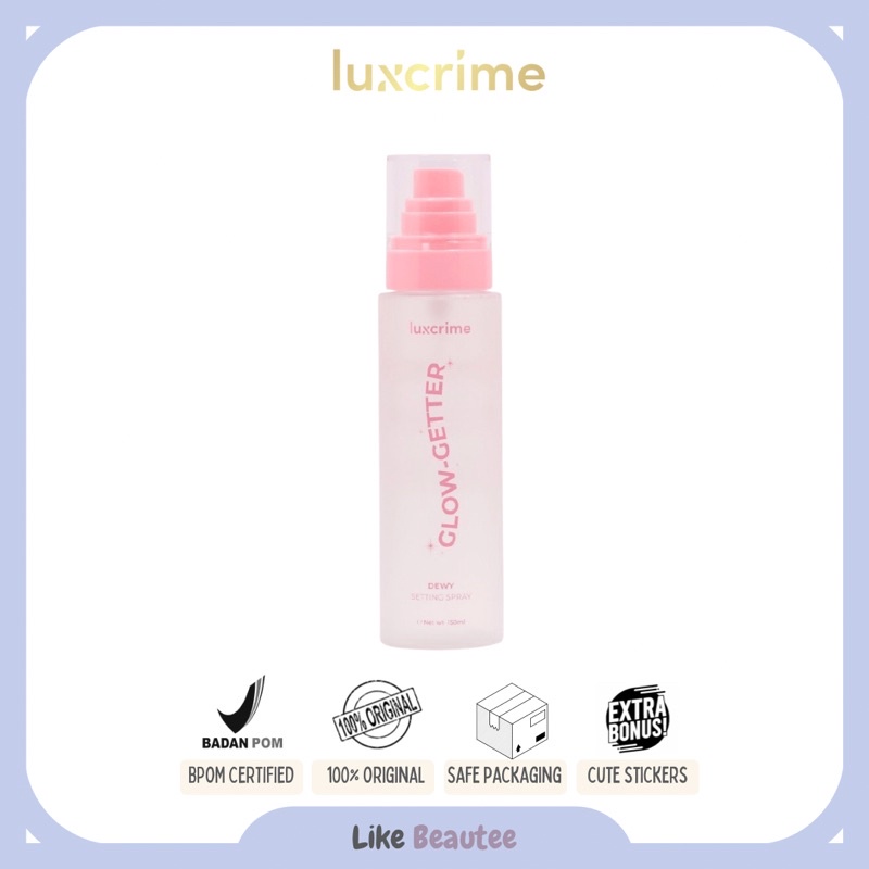 Jual Ready Stock Luxcrime Glow Getter Dewy Setting Spray Shopee