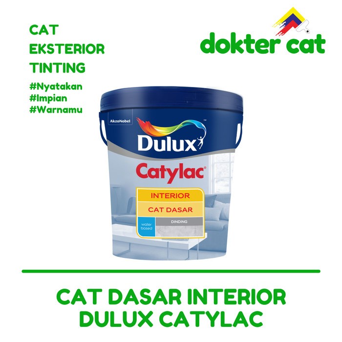 Jual DULUX CATYLAC INTERIOR CAT DASAR 4 KG CAT INTERIOR CAT DASAR