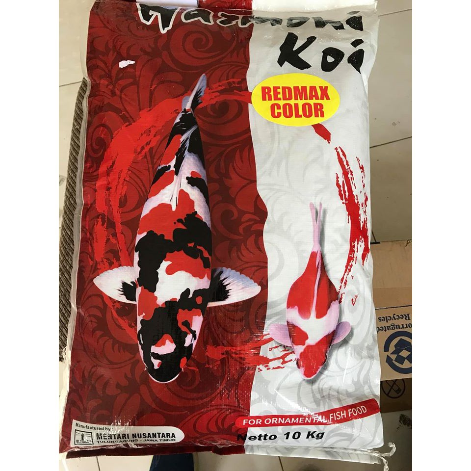 Jual Pakan Koi Harmoni REDMAX Color 10 Kg Pelet Ikan 10 Kg Fish Food