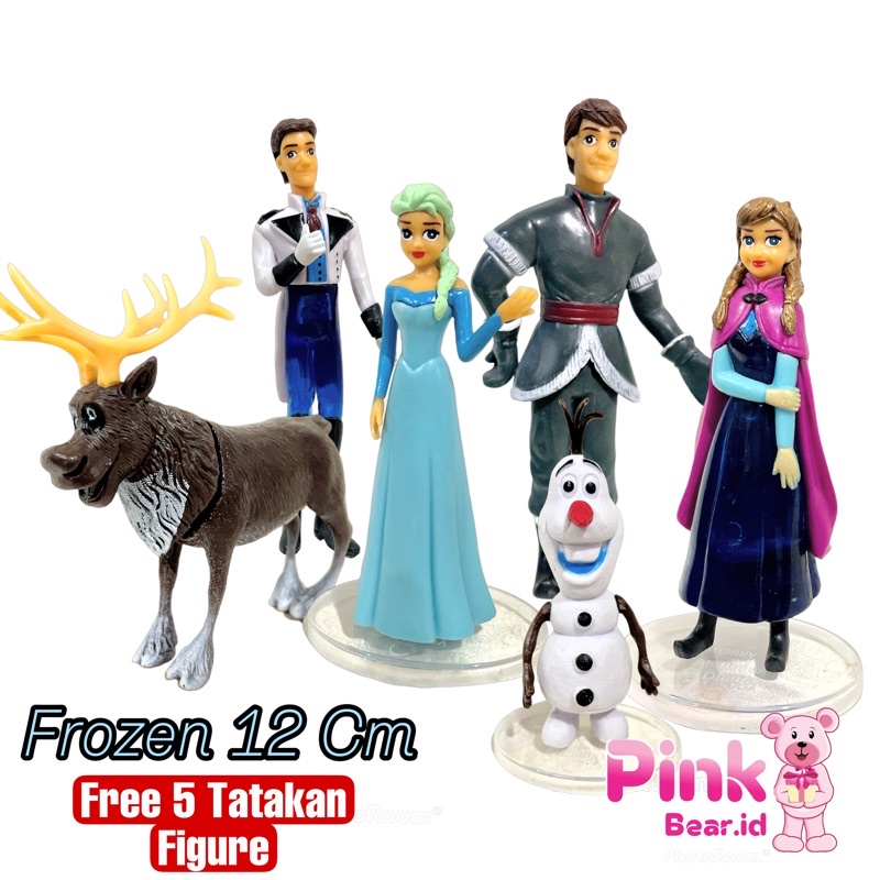 Jual Figure Frozen Elsa Anna Set Pcs Size Cm Topper Cake Frozen