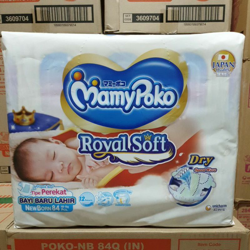 Mamypoko Royal Soft NB84 Tape Dry Mamypoko New Born 84s Shopee Indonesia