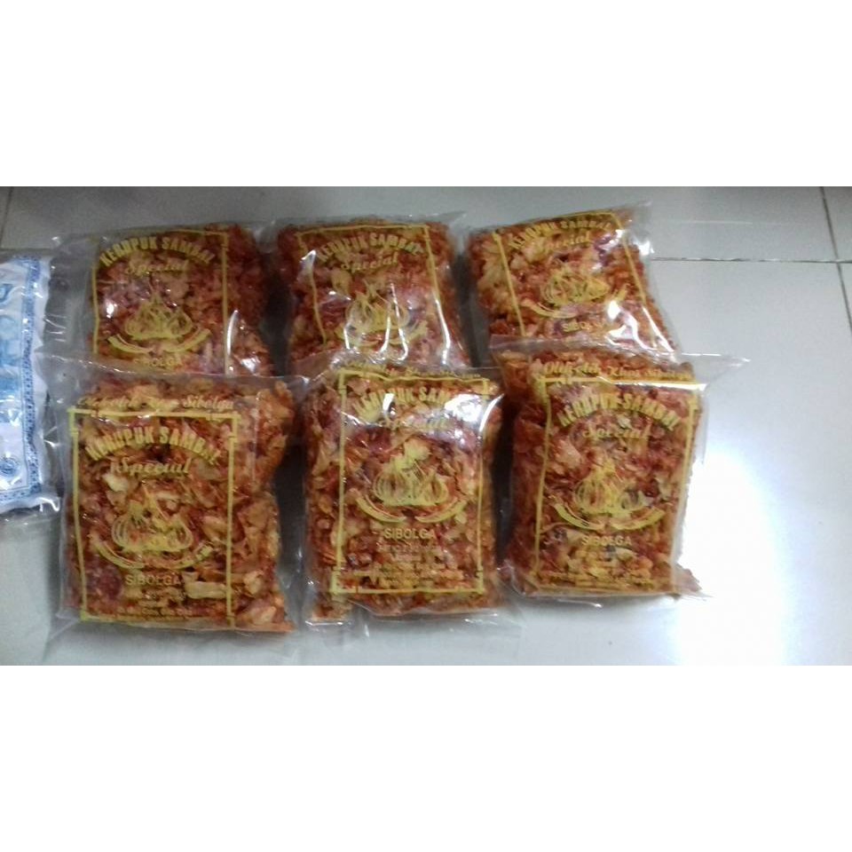 Jual Kerupuk Sambal Special Khas Sibolga Gr Shopee Indonesia